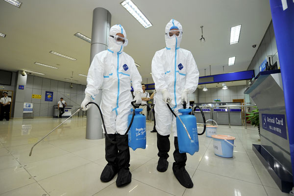 Anti-Ebola drill held in Hunan