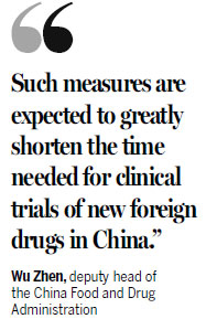 Faster approval for foreign drugs eyed