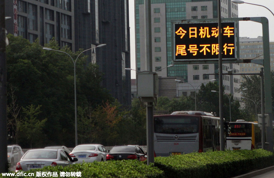 Beijing sees heavy traffic jams after parade holiday