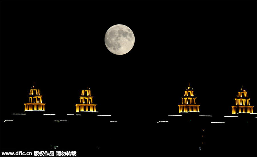 Supermoon marks Mid-Autumn Festival