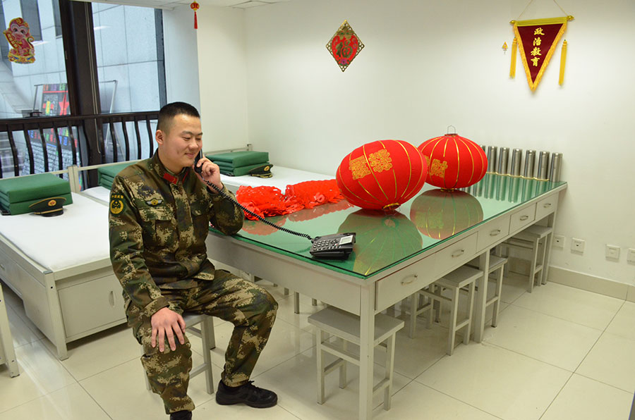How soldiers welcome Lunar New Year