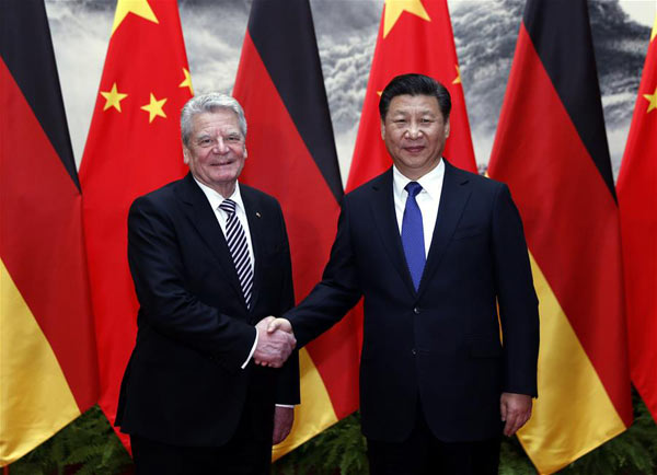 Xi and Germany's Gauck promotenew opportunities