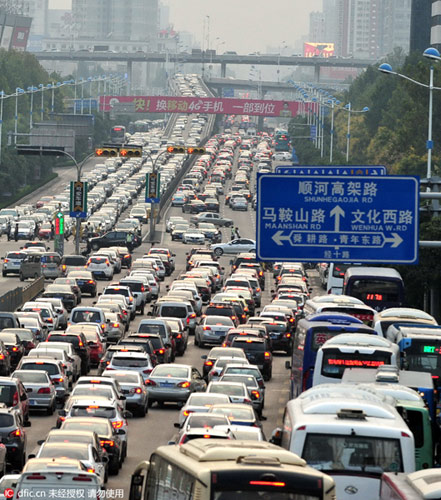 Jinan the most congested city in China