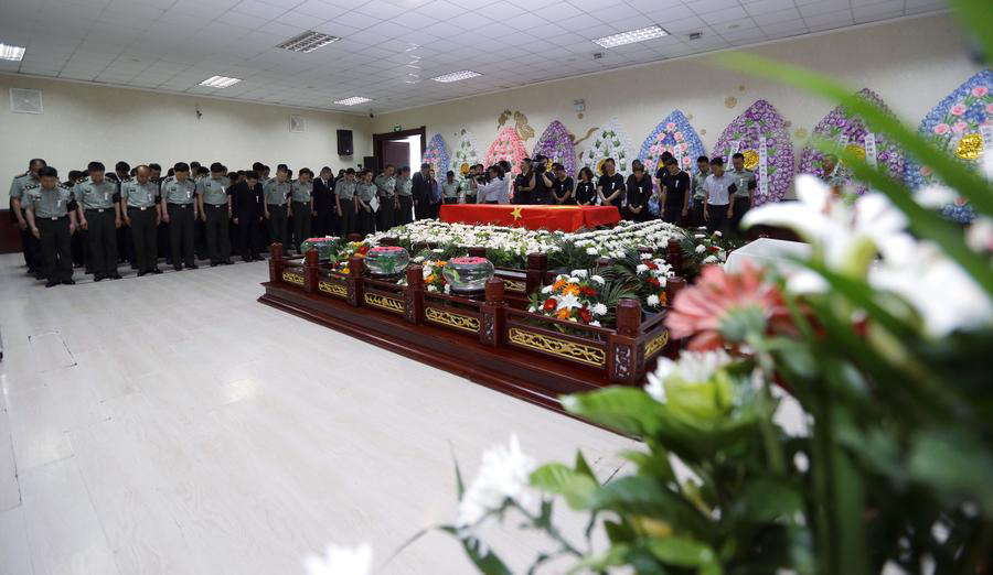 Funeral service held in NE China for killed Chinese UN peacekeeper