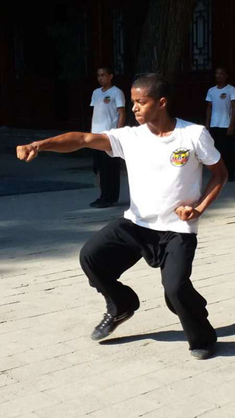 Young Africans learn kung fu at Shaolin Temple