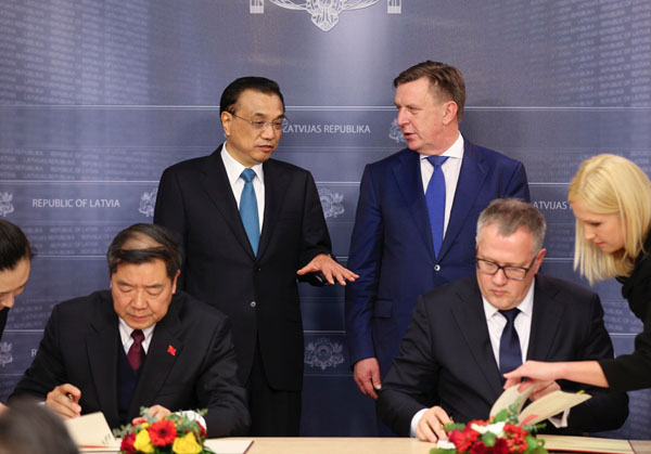 Latvia beomes first to link with Belt and Road Initiative in Baltic Sea area