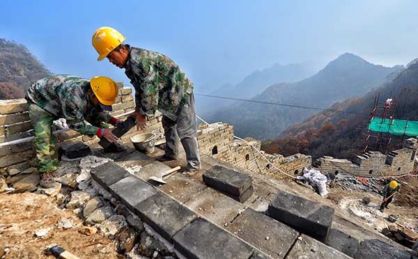 Great Wall restoration to be monitored