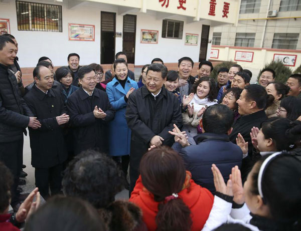 Xi's visits before Chinese New Year