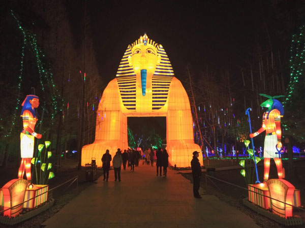 Chengdu museum channels ancient Egypt with lantern display