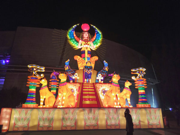 Chengdu museum channels ancient Egypt with lantern display