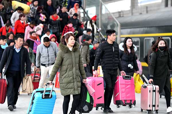Guangdong sees post-holiday influx