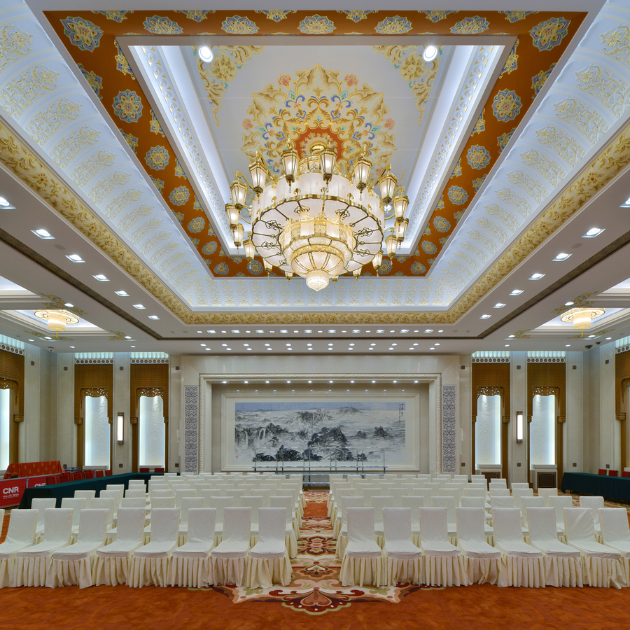 New 'face' of press room at Great Hall of the People