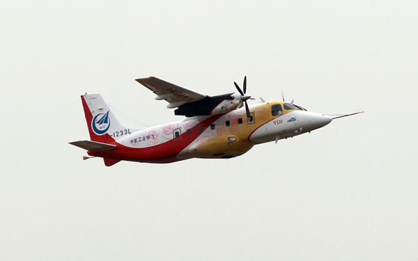 China-developed civil aircraft makes first road show in US