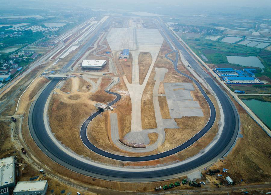 First test track paved by Chinese company