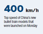 Sleek new bullet trains enter service