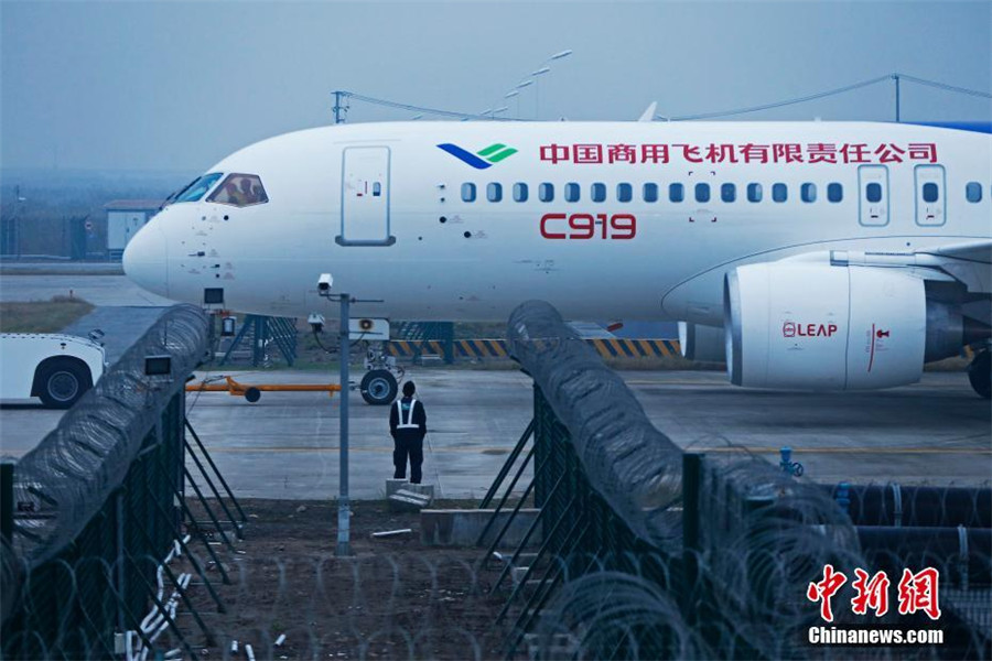 C919 jetliner undergoes final testing in Shanghai