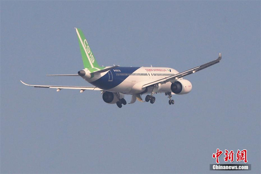 C919 jetliner undergoes final testing in Shanghai