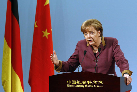 German chancellor starts China visit