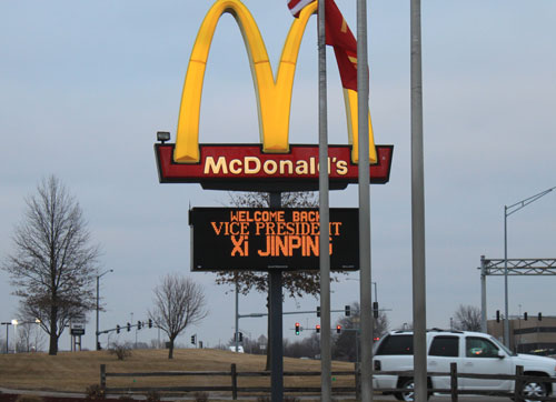 Iowa town welcomes Xi