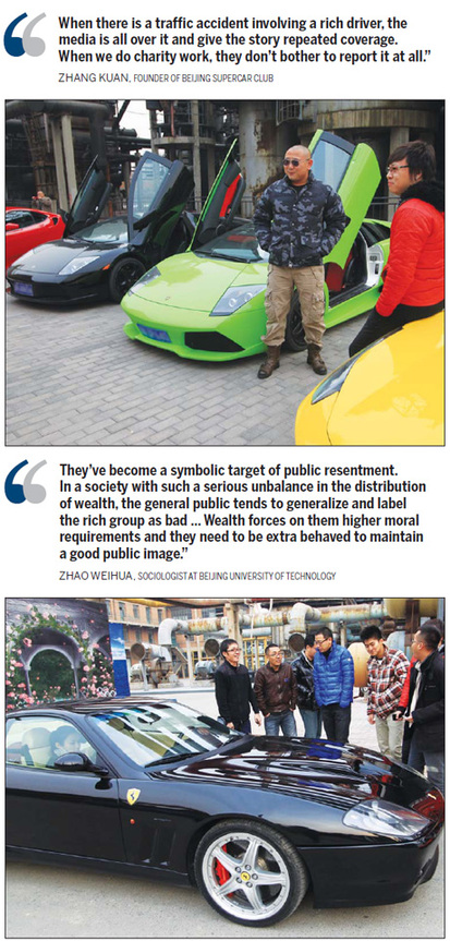 Rich kids' driving ambition