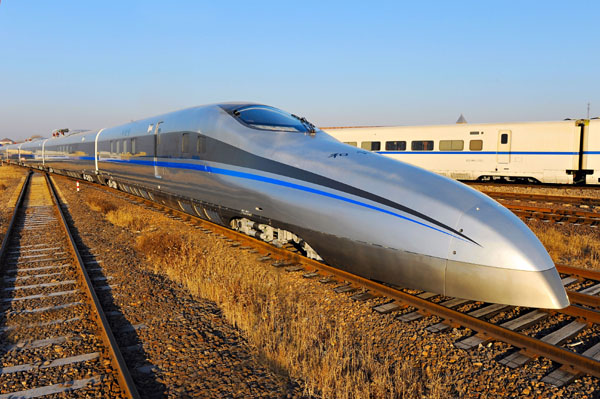Test train can hit 500 km/h