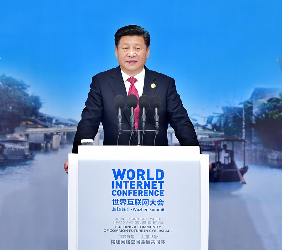 President Xi delivers keynote speech at World Internet Conference