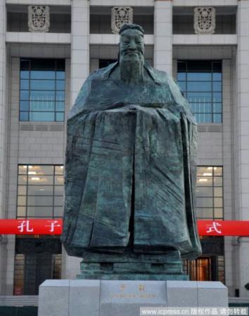 Confucius statue unveiled in Beijing