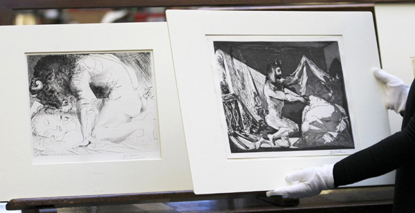 Etchings of Picasso to be displayed