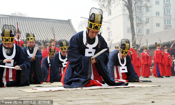 Confucius Spring memorial held