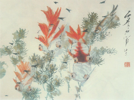 Chinese Fish Paintings
