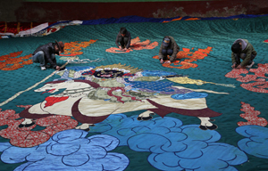 Thangka Festival held in Tibet