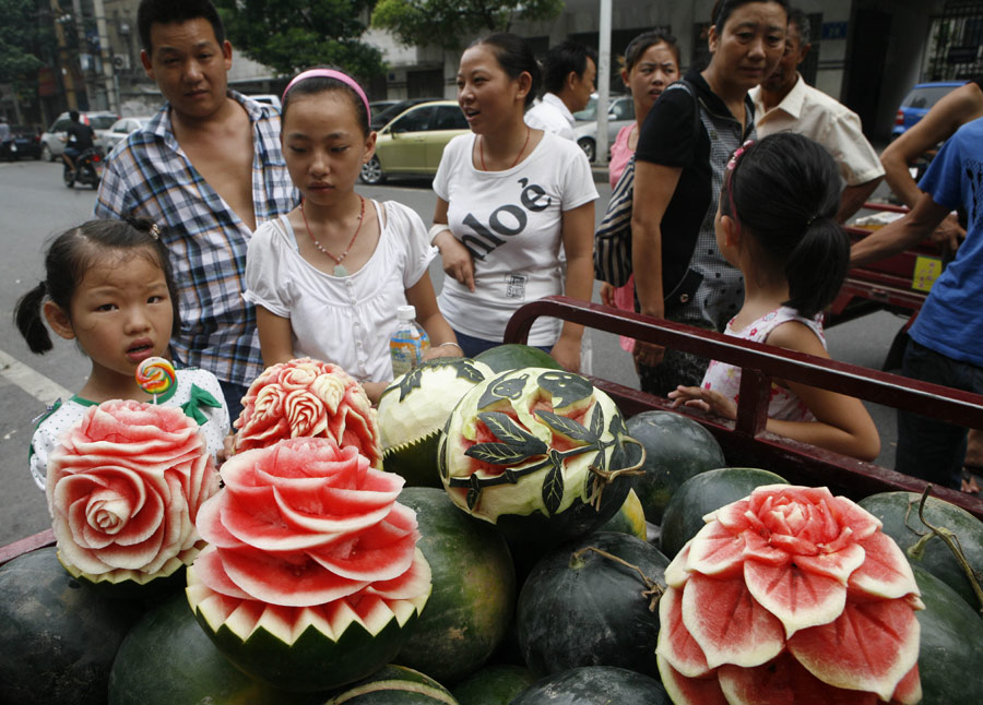 Watermelon art blooms