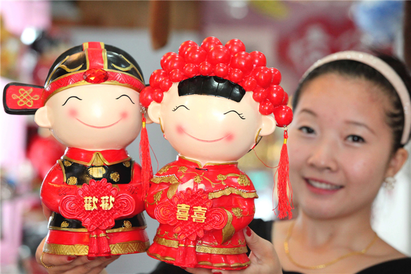 Chinese Qixi festival ornaments