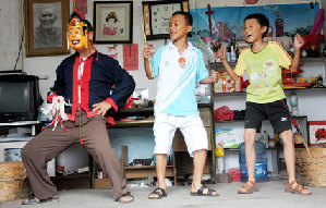 Qingcheng folk art attracts visitors