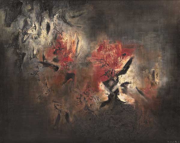 Zao Wou-ki's work sets record at Sotheby's sale in Beijing
