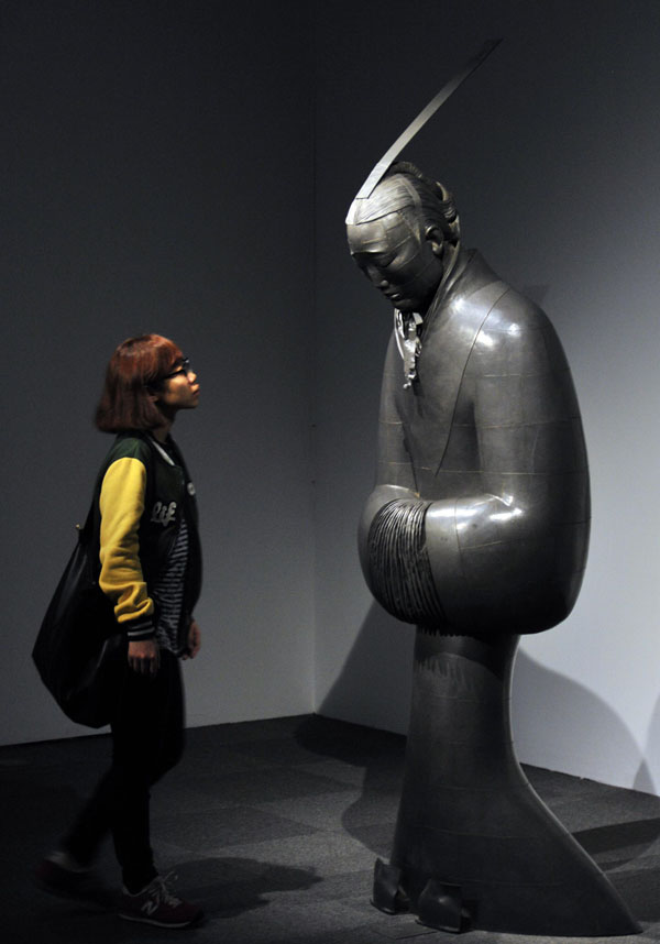 Sculptor Cai Zhisong's works on display in Taipei