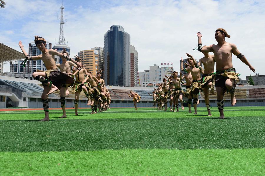 Students try unusual folk dance