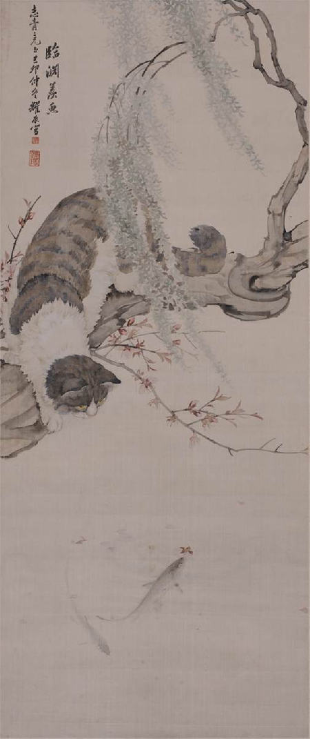 Liu Kuiling paintings at Poly Art Museum exhibit