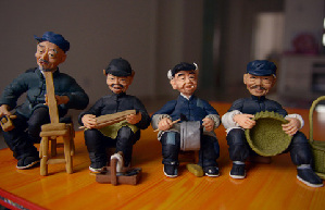 Vivid pottery figurines exhibited in Shandong