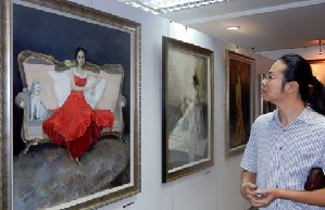 Oil paintings from 12th National Exhibition of Fines Arts