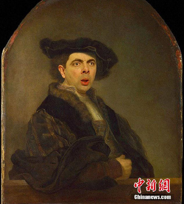 Mr Bean in world famous paintings