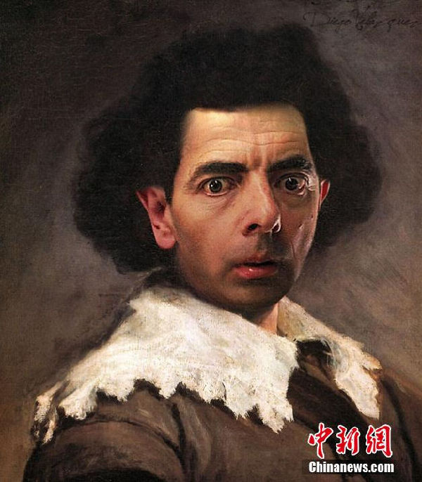 Mr Bean in world famous paintings