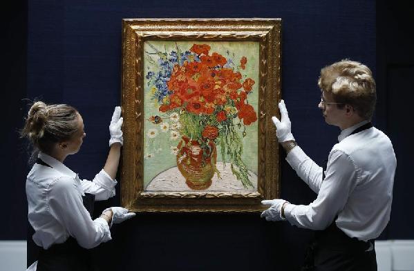 Van Gogh purchase paints picture of China's rich