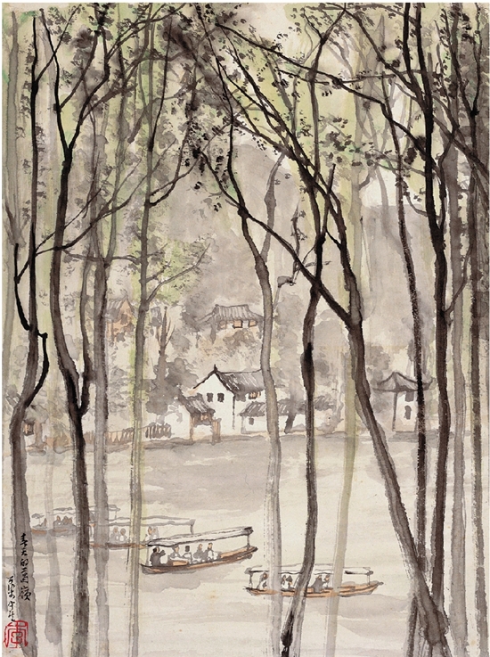 Li Keran's landscape paintings show his world
