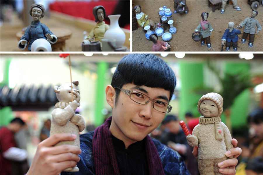 Pottery creation depicts New Year scenes