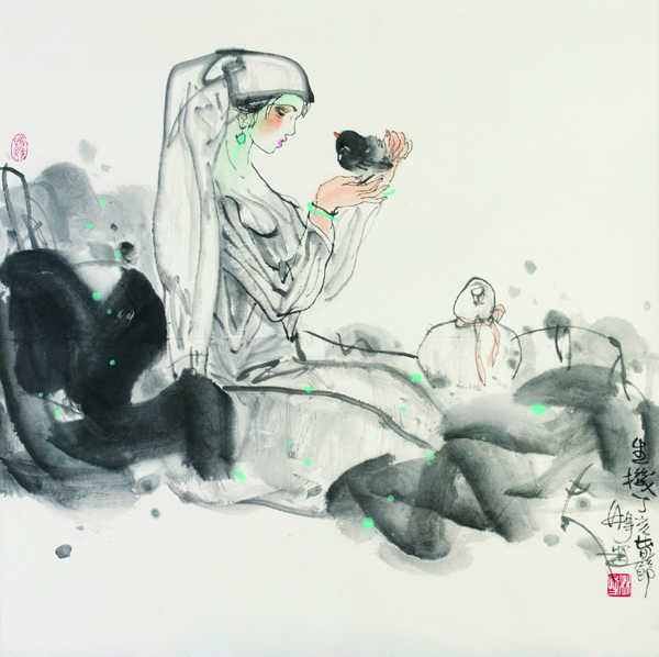 Xinjiang's people and culture inspire Lin Feng to paint