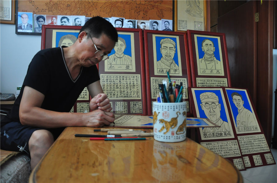Self-taught man devoted to wood art