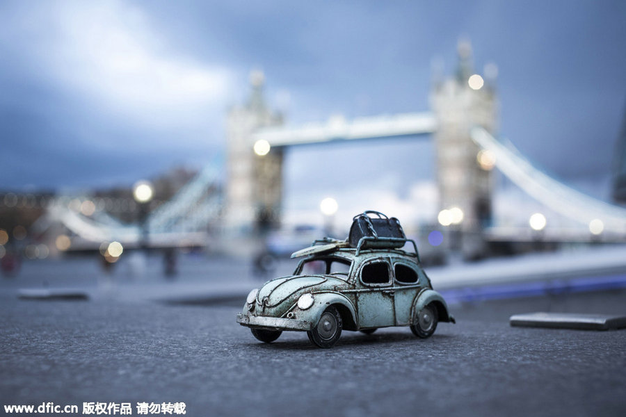 Meet the globetrotting toy cars