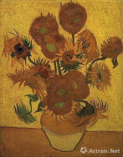 Van Gogh and his 11 sunflower paintings
