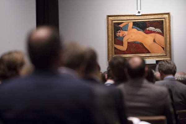 Chinese collector splurges big on a Modigliani nude painting